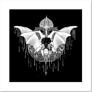 Goat Magick Baphomet Bat Posters and Art